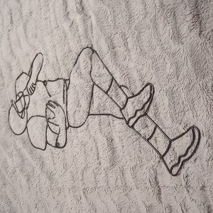 Metal Football Decor